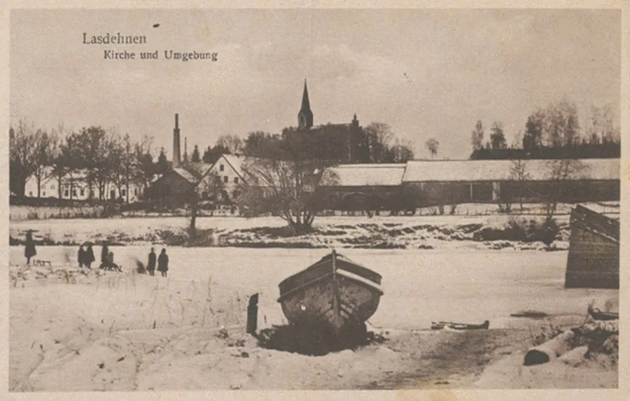 Lasdehnen im Winter