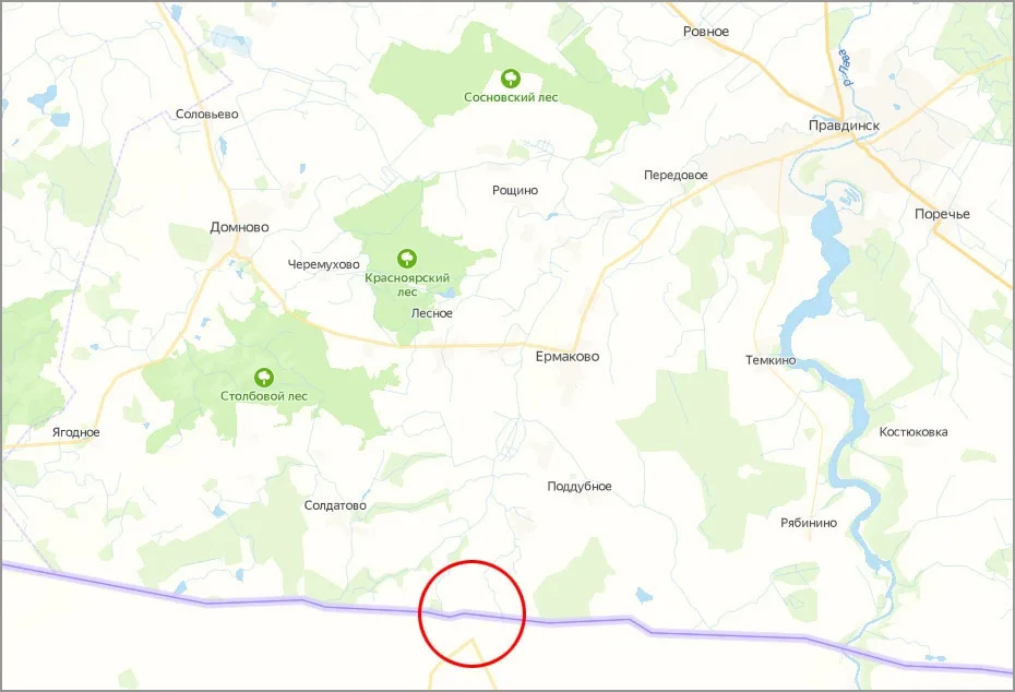 Location of Schönbruch on the map
