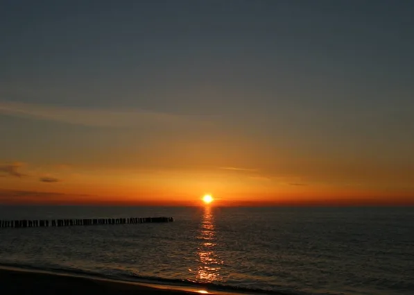 Sunset over the Baltic Sea