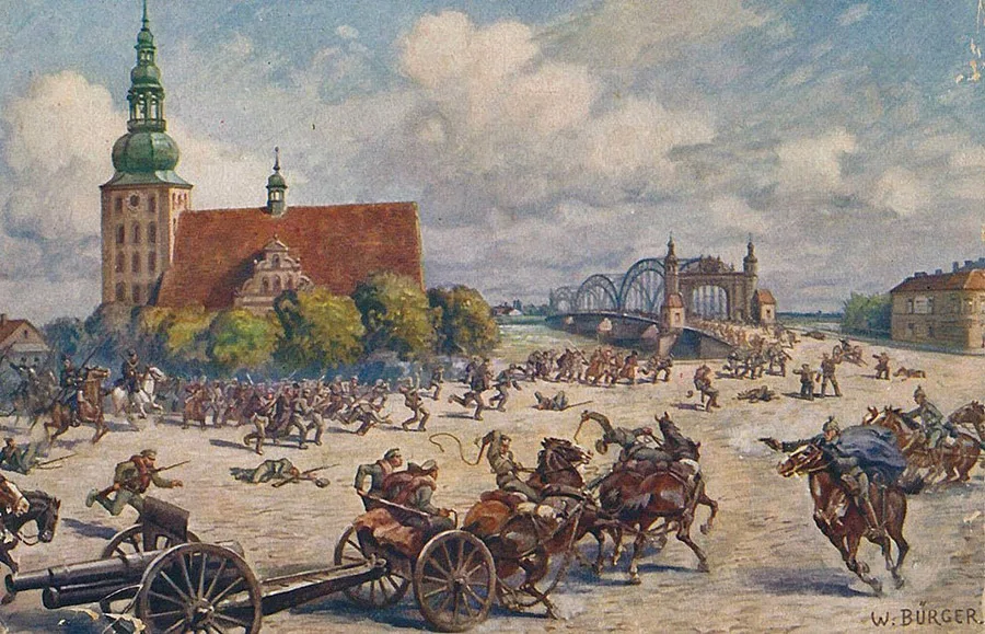 Fighting in Tilsit during the First World War