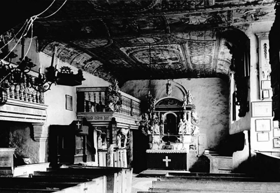 Interior of Lichtenhagen Church