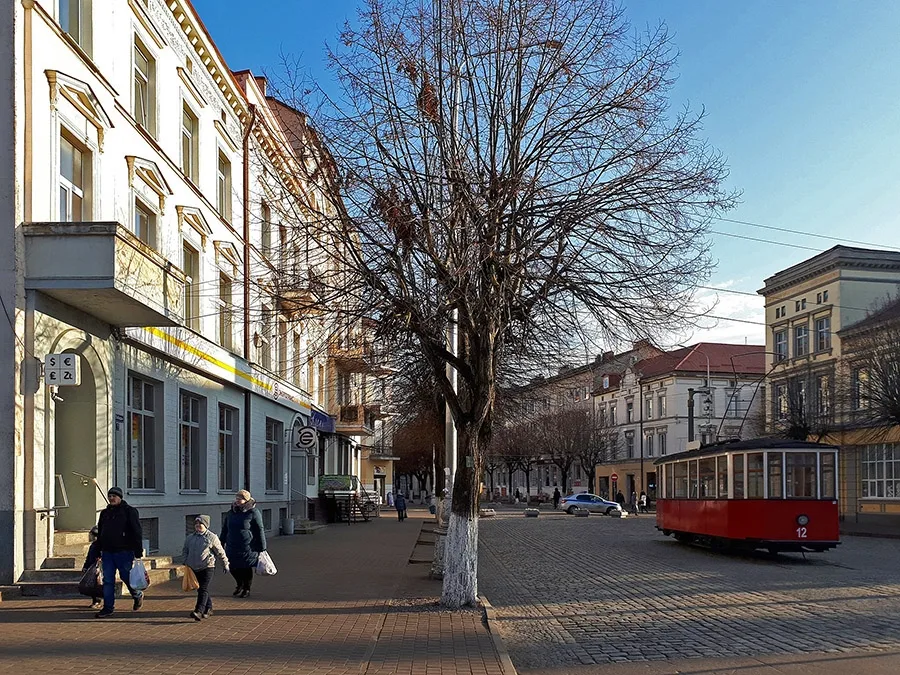 Pobedy Street in Sovetsk