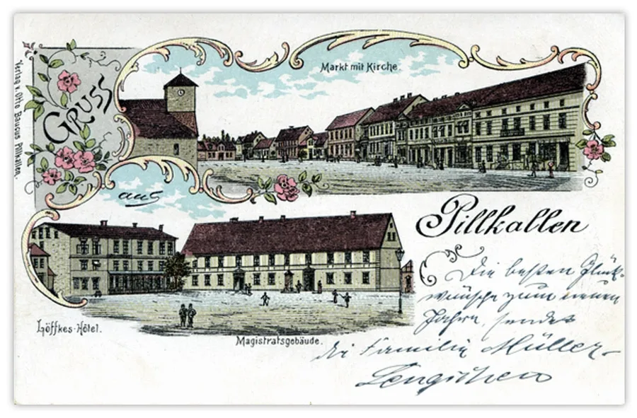 Postkarte aus Pillkallen