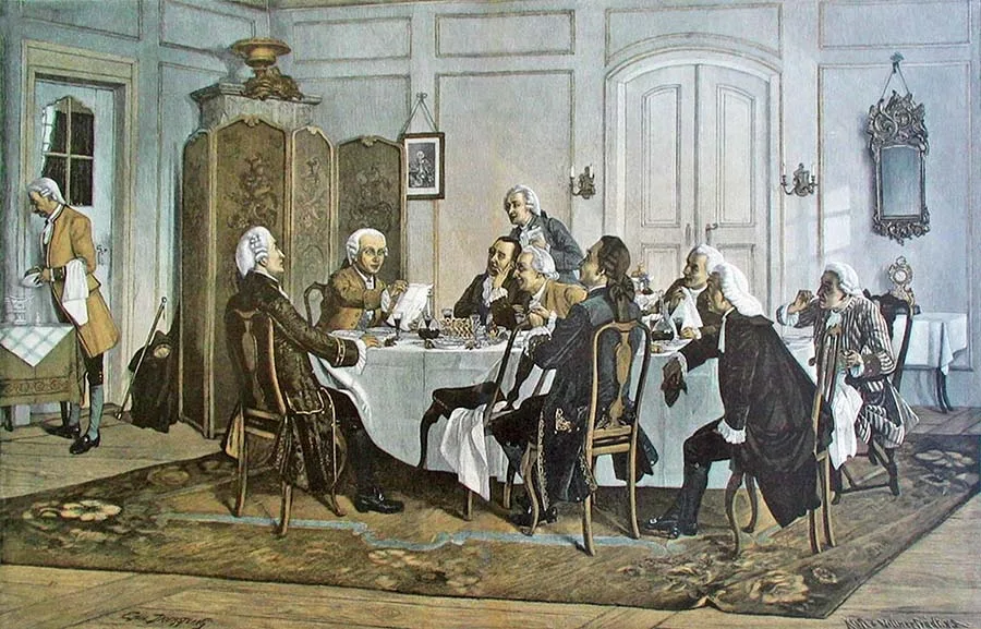 Kant w gronie przyjaciół
