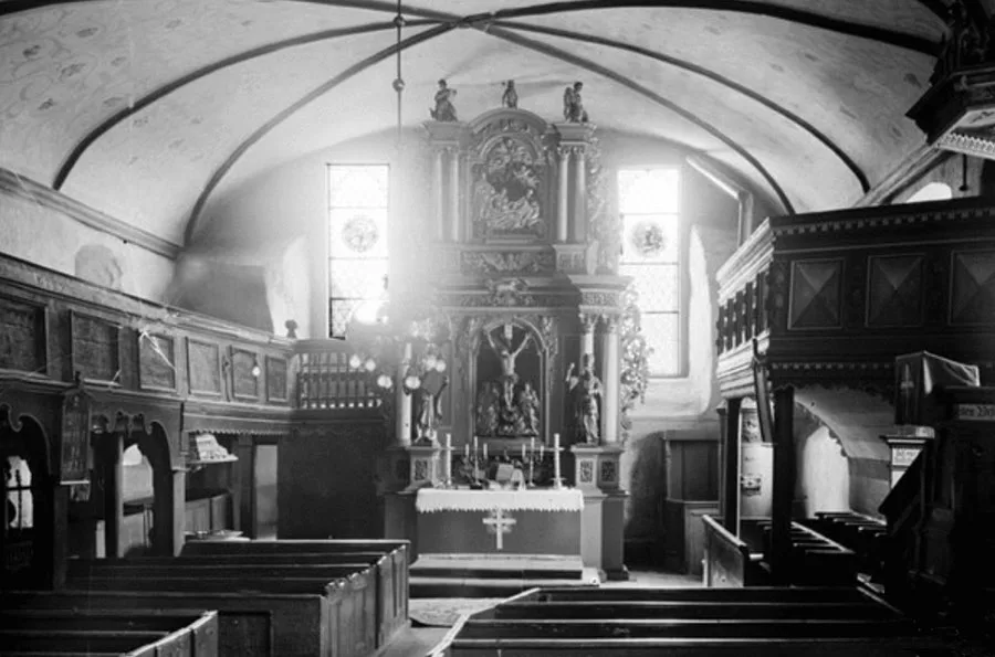 Interior of Schönwalde Church
