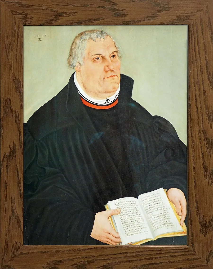 Lucas Cranach Młodszy. Portret Marcina Lutra