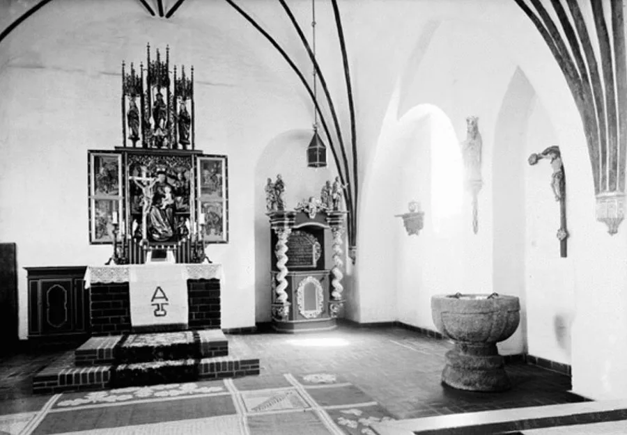 Innenraum der Kirche Thierenberg