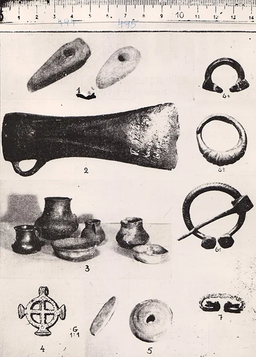 Archaeological finds of different periods discovered at the Kamswikus-Tammowischken hillfort and in its surroundings