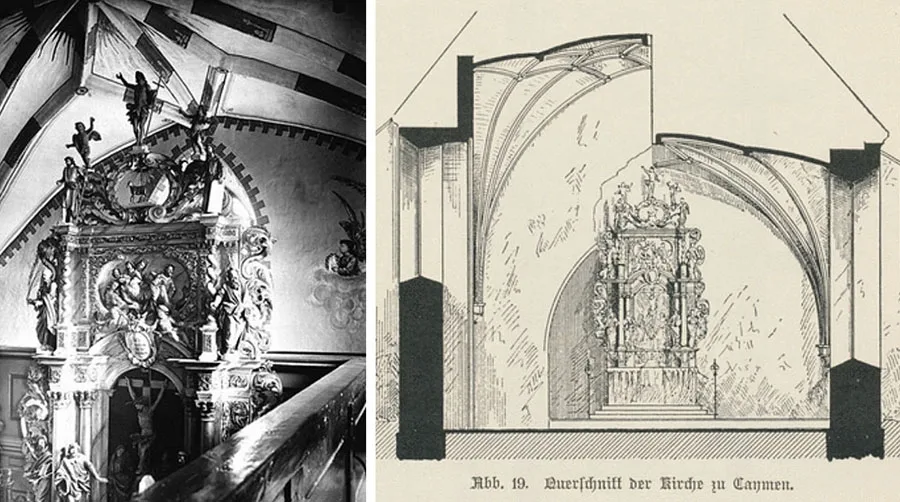 Altar der Kirche Bothenen