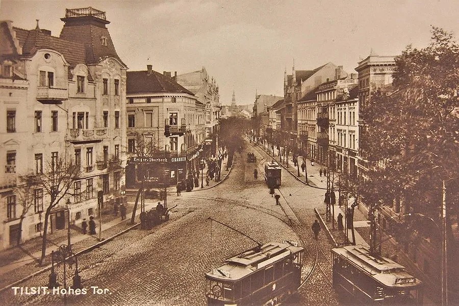 Hohe Straße, which became Pobedy Street (Victory Street) after the Second World War