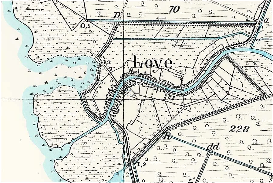 Loye auf der Karte