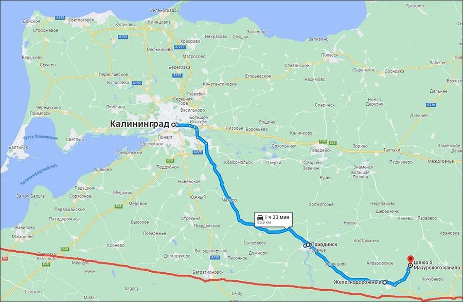 Route map