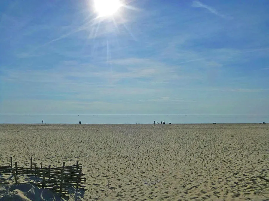 Beach in Yantarny