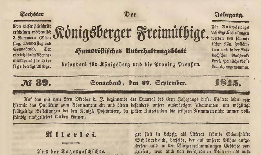 Der Königsberger Freimütige