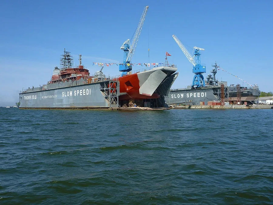 Trockendocks von Baltijsk