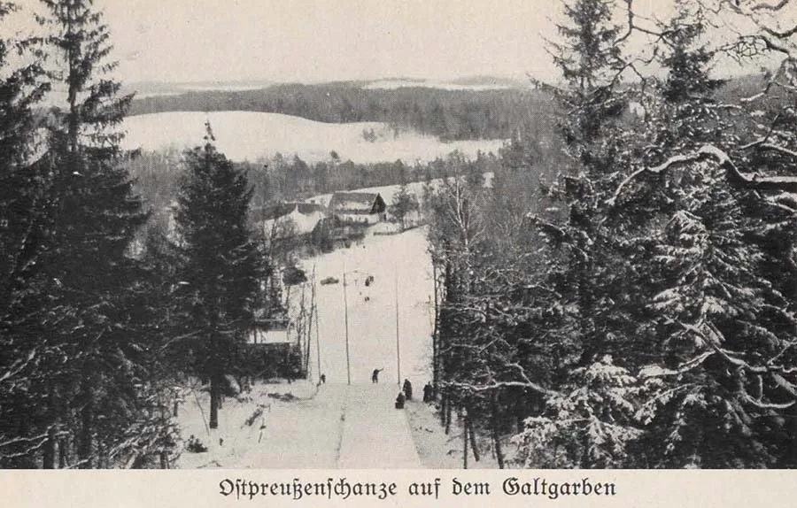 Der Galtgarben im Winter