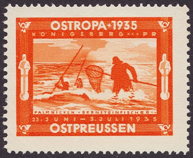 Stamp Ostropa Königsberg Palmnicken 1935