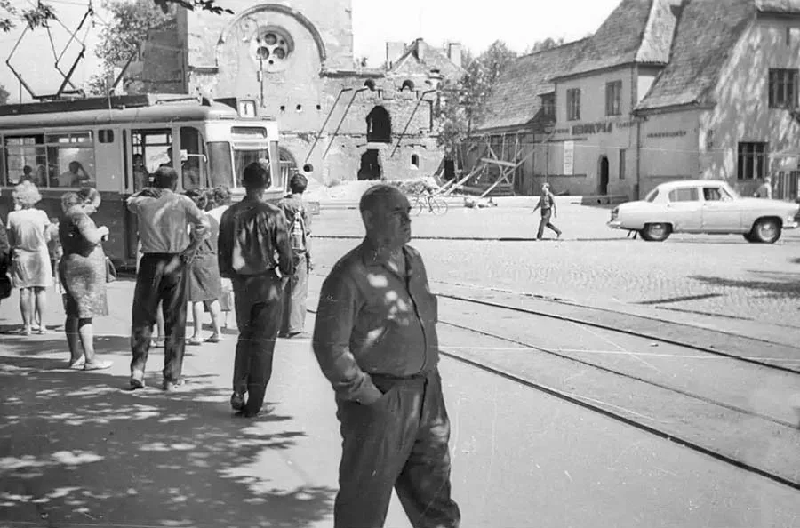 Улица Тельмана в 1969 году