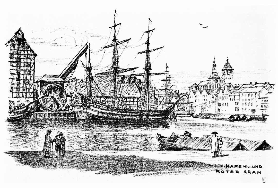 Der Brand auf der Lastadie am 2. August 1839