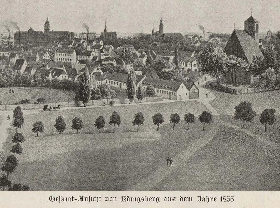 Panorama von Königsberg