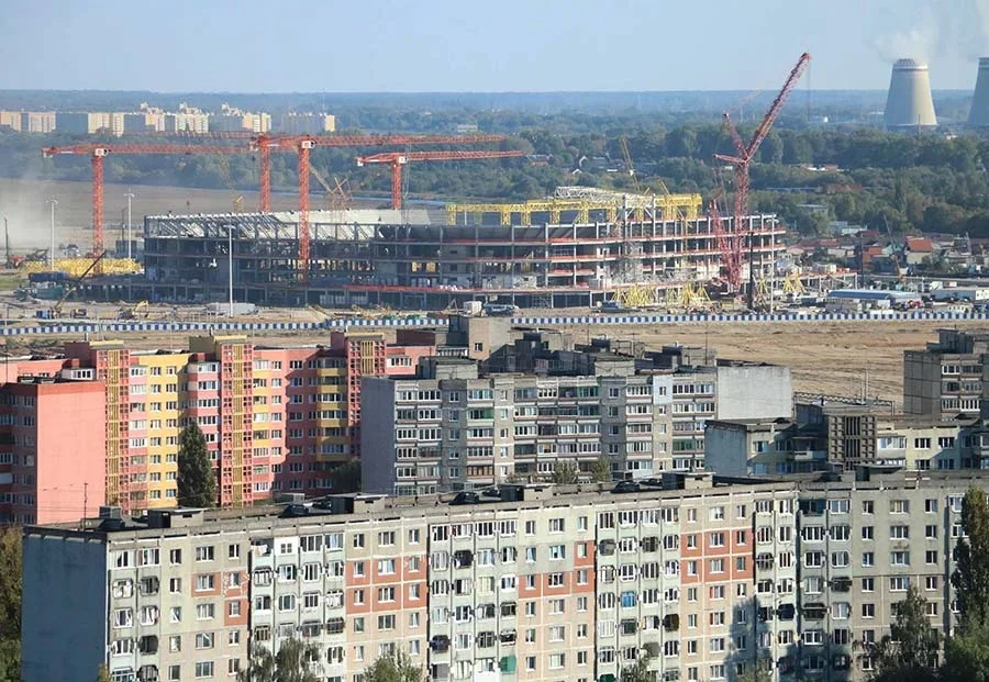 Construction of the stadium 