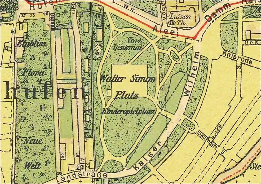 Walter-Simon-Platz on the city map