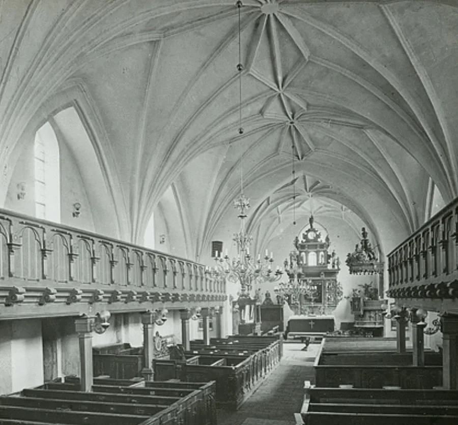 Innenraum der Kirche in Fischhausen