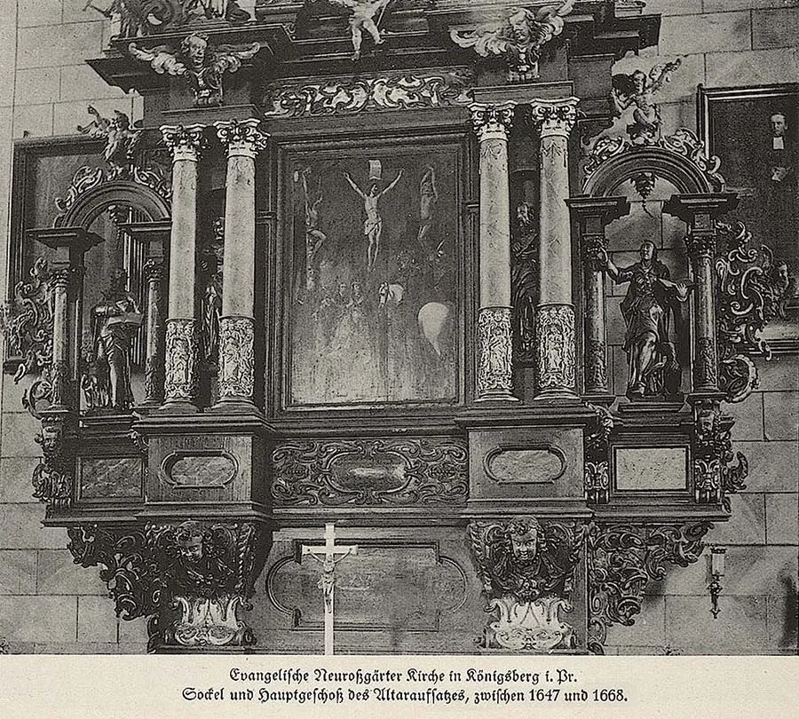 Altar der Neuroßgärter Kirche