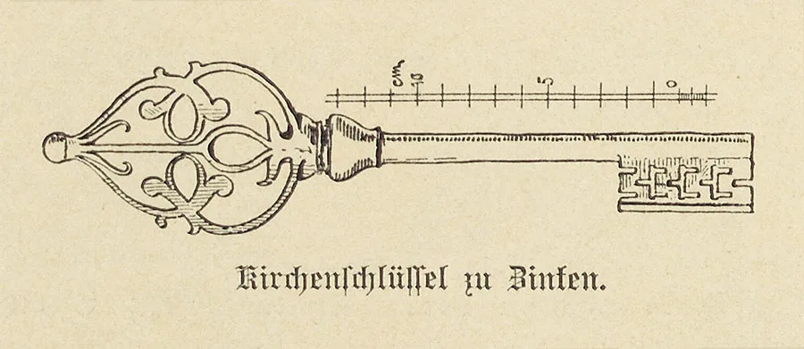 Key to the Zinten church