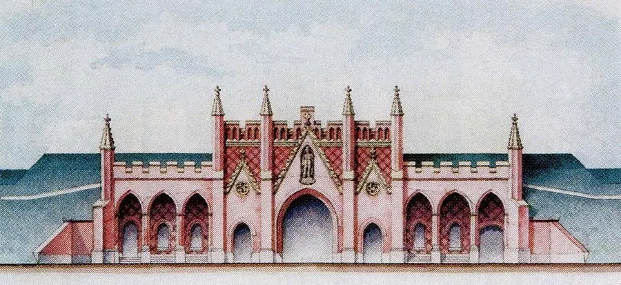 The Steindamm Gate with one passage