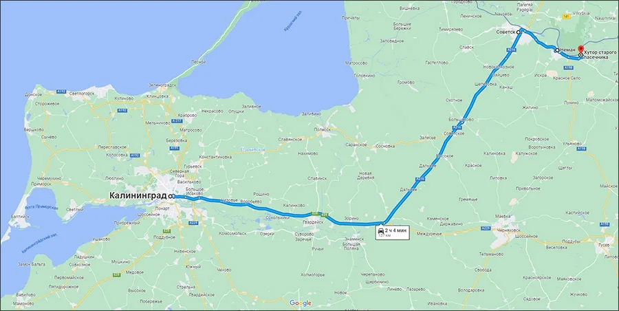 Route map
