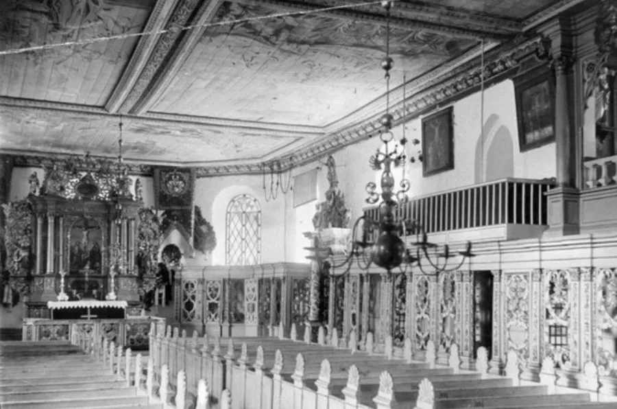 Interior of Schönbruch Church