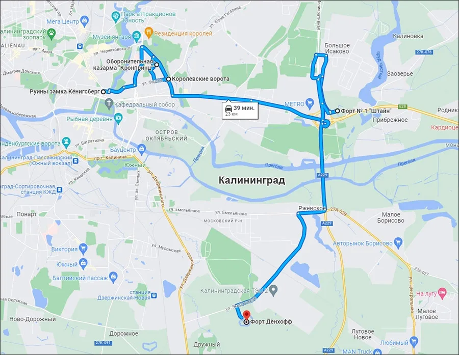 Route map