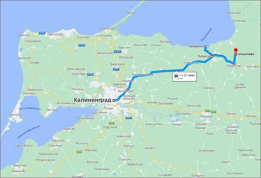 Route map