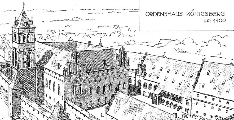 Karaliaučiaus pilis, 1400