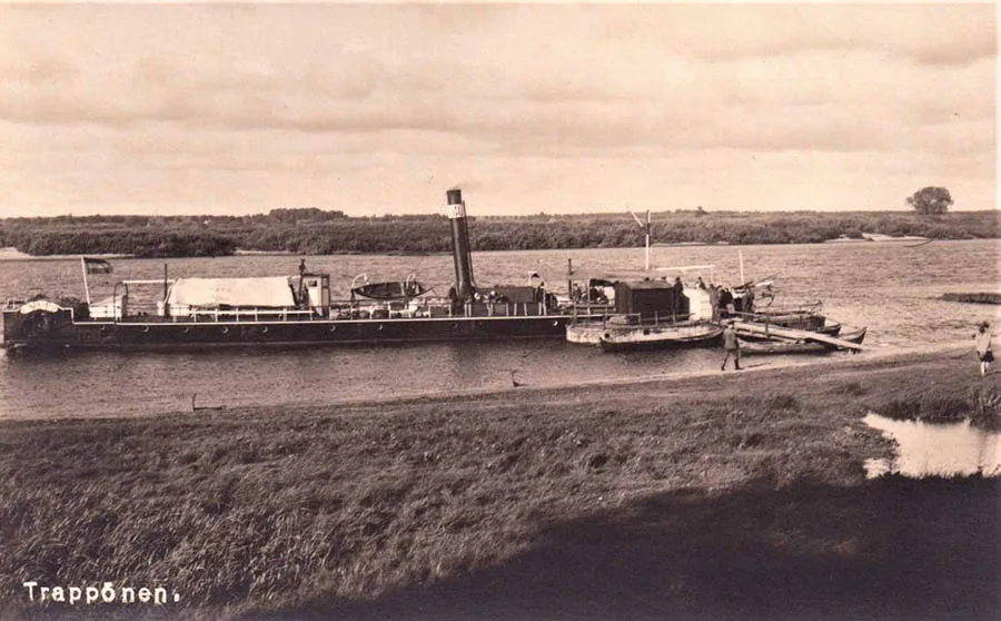 The ferry crossing in Trappönen