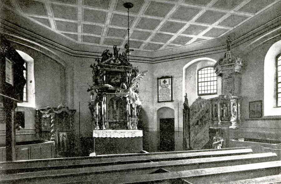 Innenraum der Kirche Balga