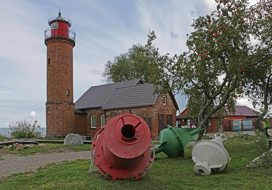 Rinderort lighthouse in Zalivino