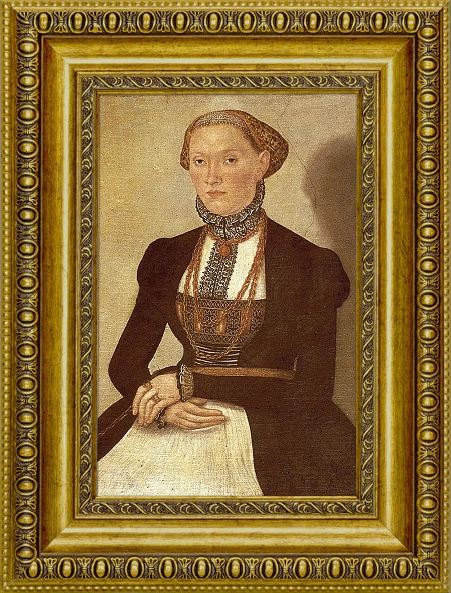 Lucas Cranach Starszy. Portret Małgorzaty Luter