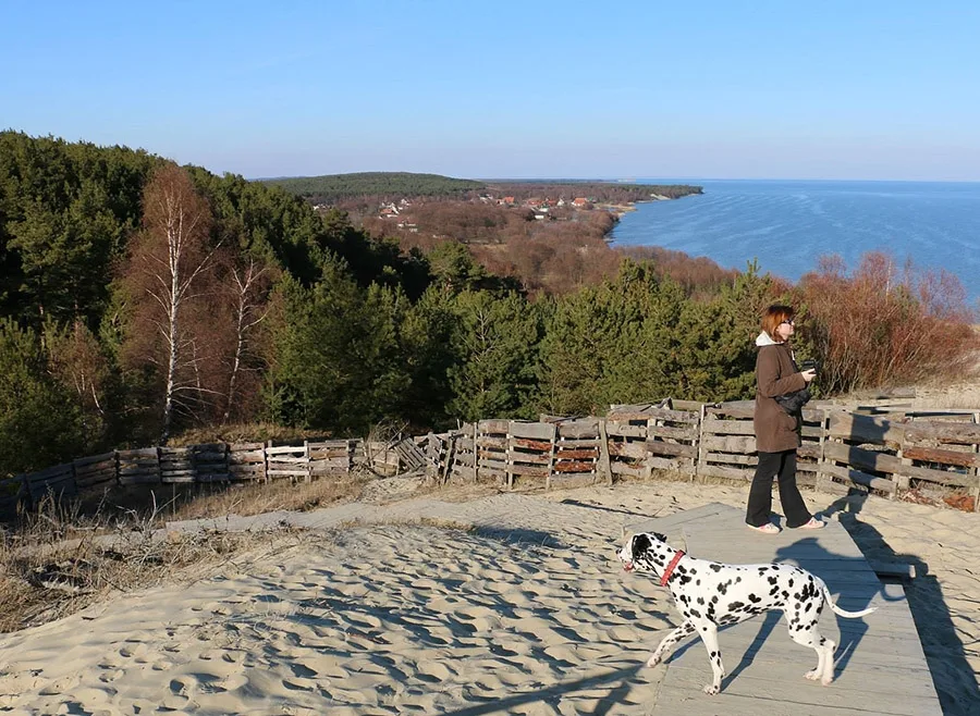 Blick von der Epha-Düne auf Morskoje