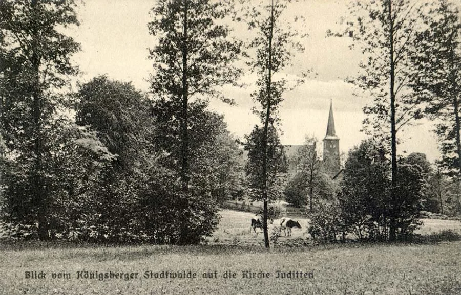 Spire of Juditten church