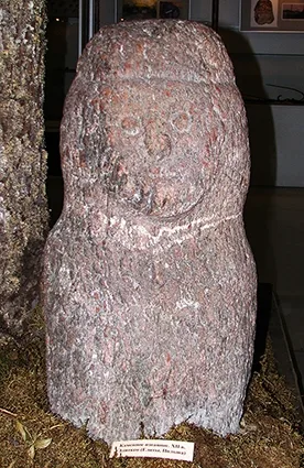 Anthropomorphic statue from Jelitken