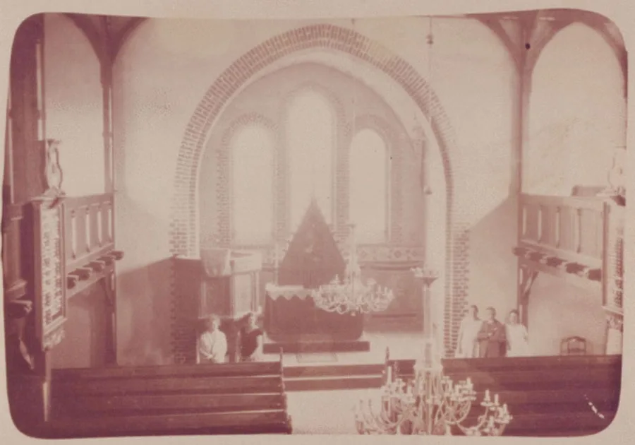 Innenraum der Kirche Karpauen