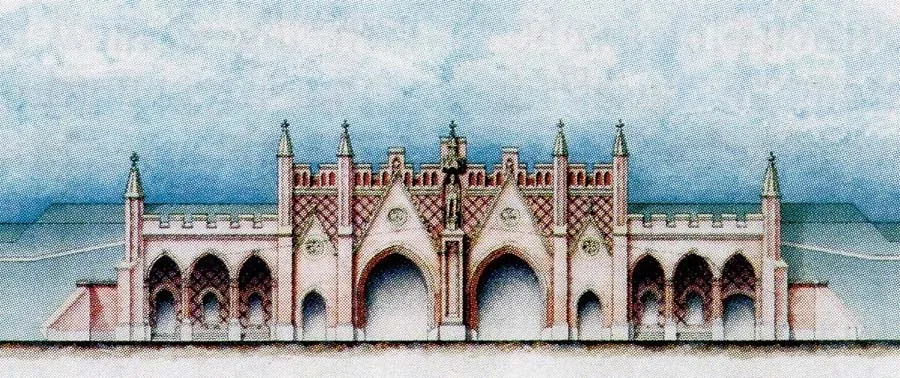 The Steindamm Gate with two passages