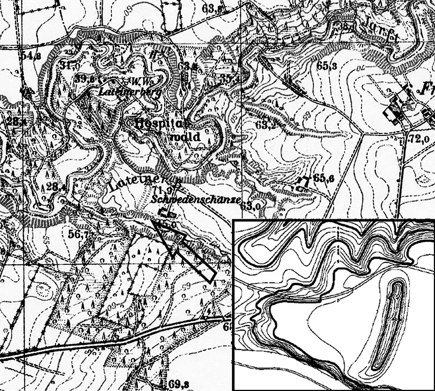 Plan of the hillfort 