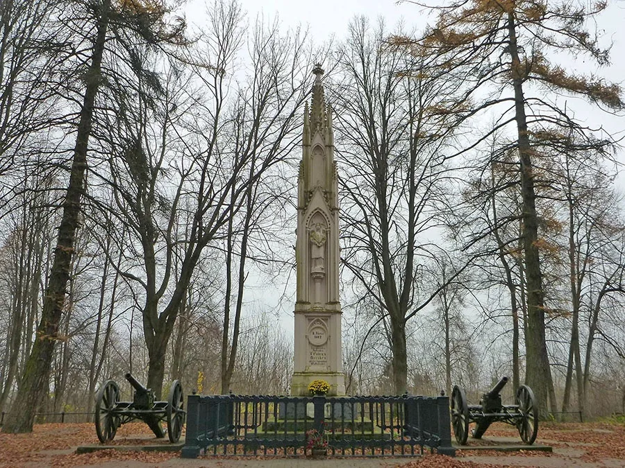 Monument commemorating the Battle of Preußisch Eylau