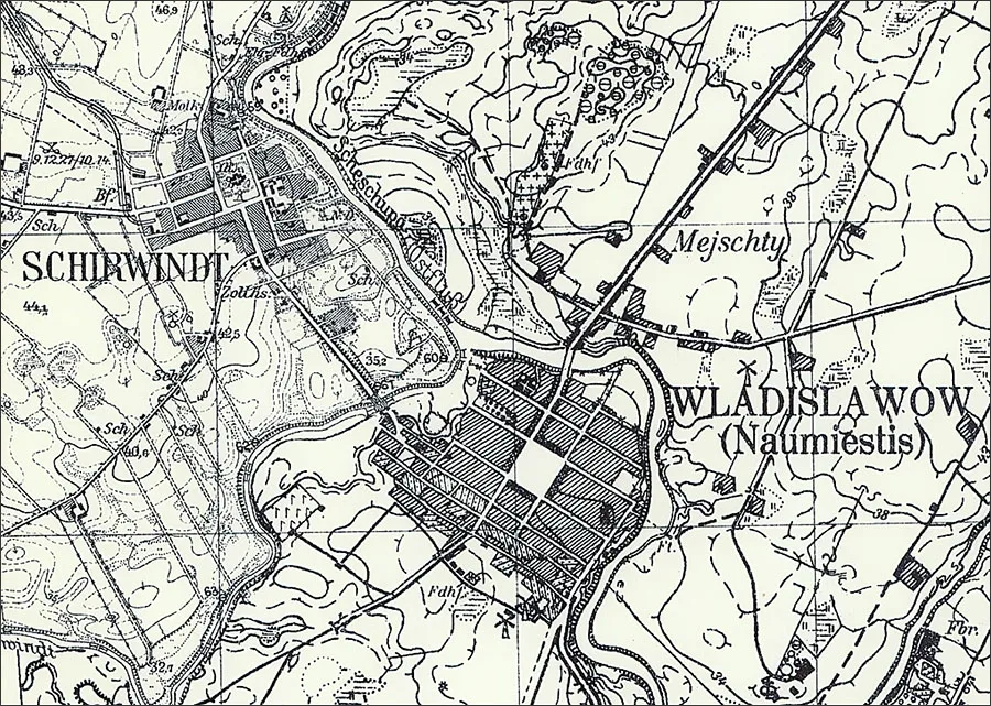 Map of Schirwindt