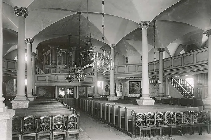 Organ of the church in the Pillau Citadel