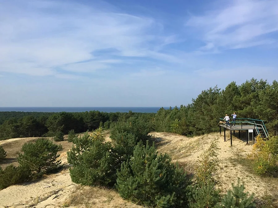 Blick von der Epha-Düne in Richtung Meer