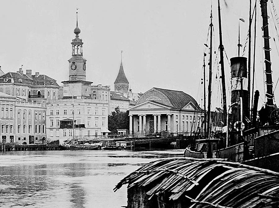 Grünes Tor und Börse